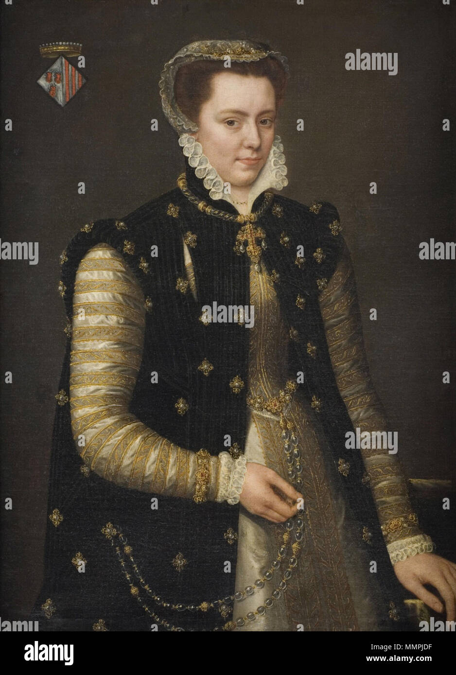 . Inglés Retrato de Margarita de Parma, duquesa de Parma y gobernadora