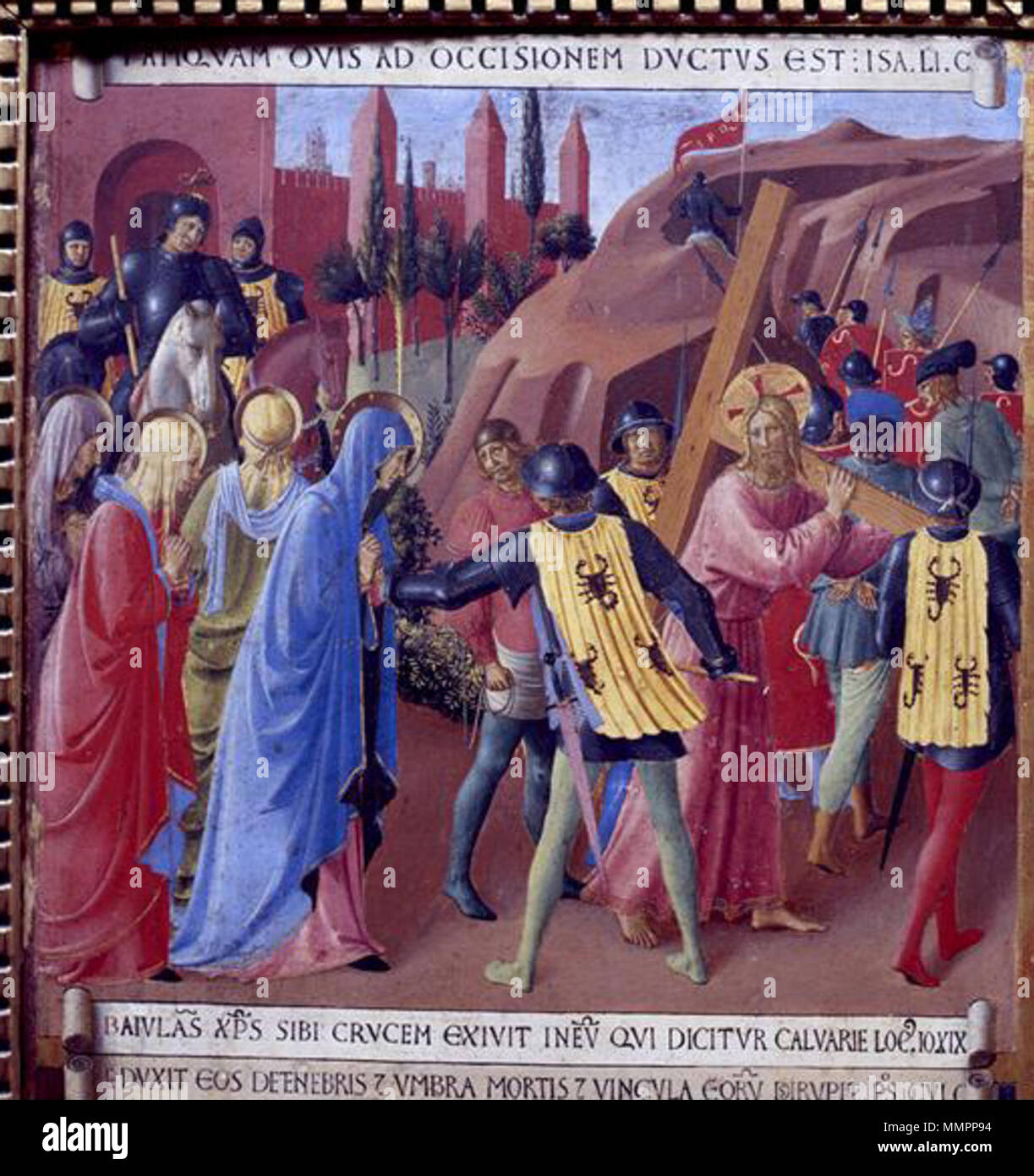 . Armadio degli Argenti, andata al calvario . circa 1450. Armadio degli