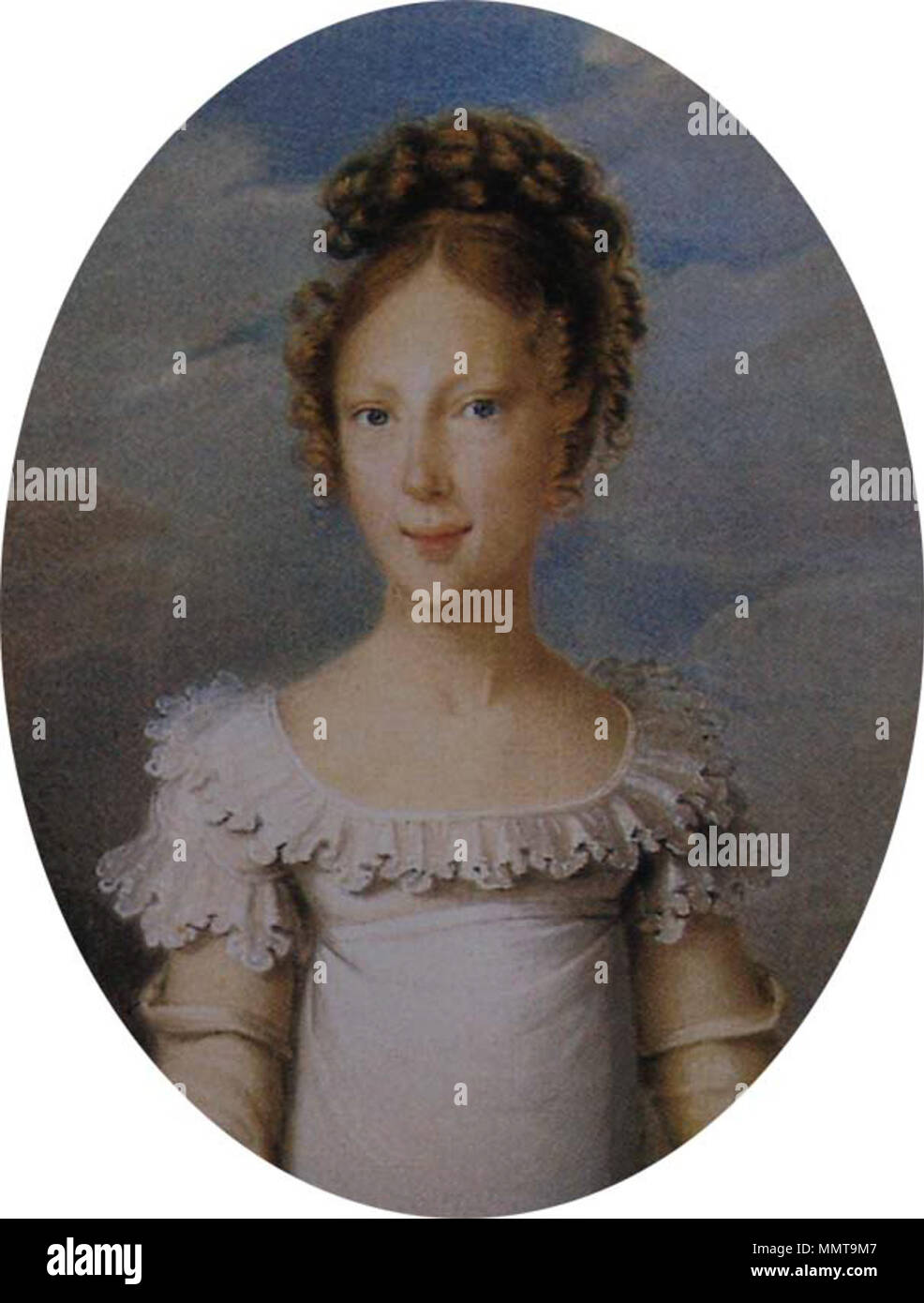. Inglés: Retrato de la archiduquesa María Anna de Austria (1804-1858) . circa 1817. Mariaanna03 Foto de stock