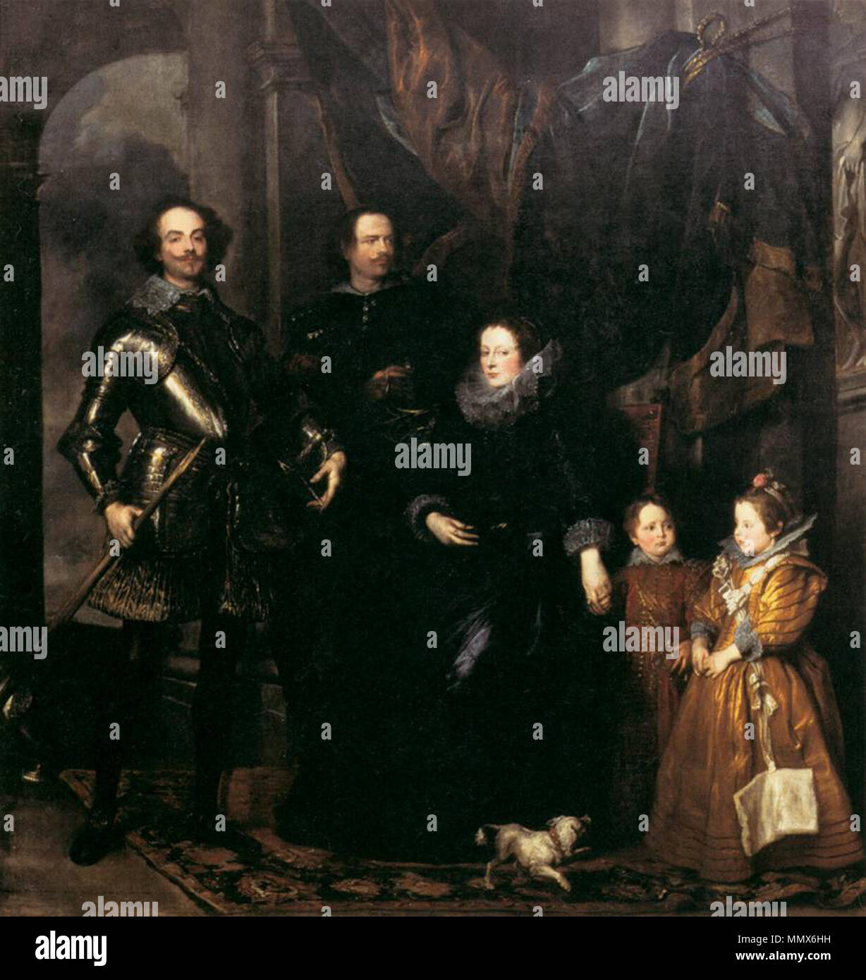 La familia Lomellini. Entre 1626 y 1627. Anthony van Dyck - La familia ...