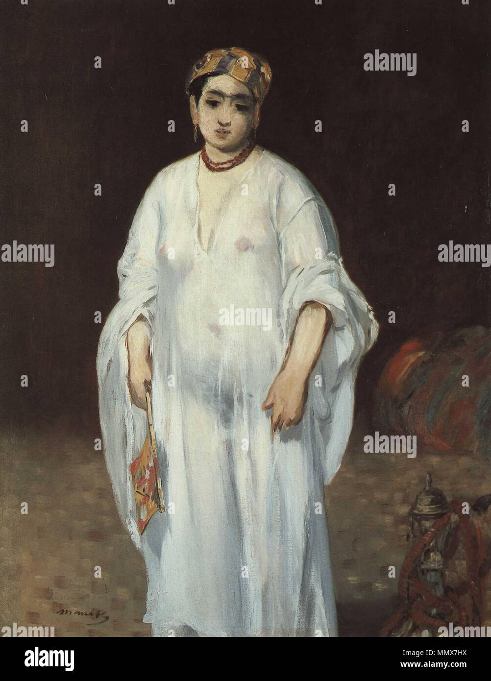 Deutsch: La Sultane . 1871. Edouard Manet 035 Foto de stock