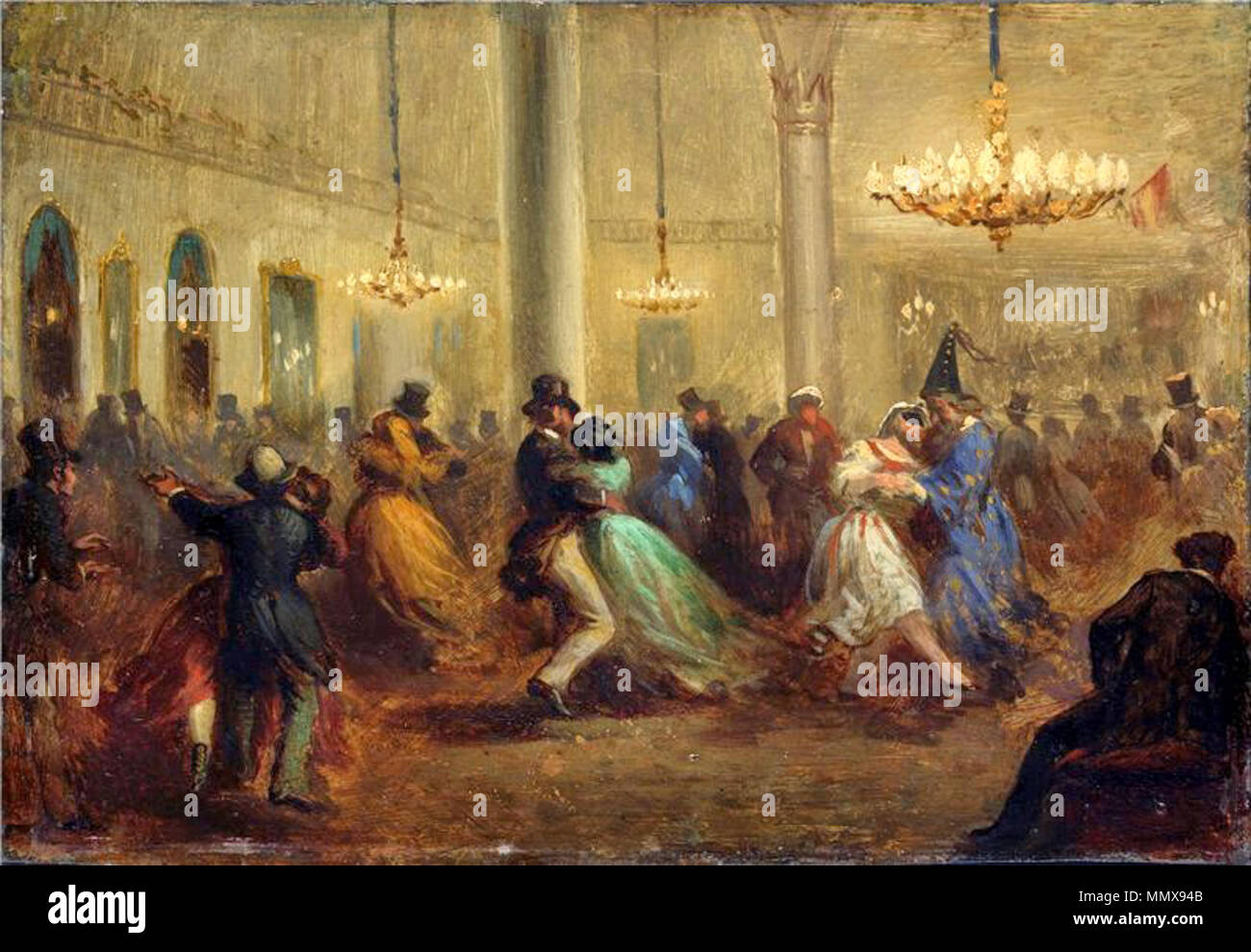 Español El Baile de Capellanes . entre circa 1860 y circa 1865. El Baile de capellanes, por Español El Baile de Capellanes . entre circa 1860 y circa 1865. El Baile de capellanes, por