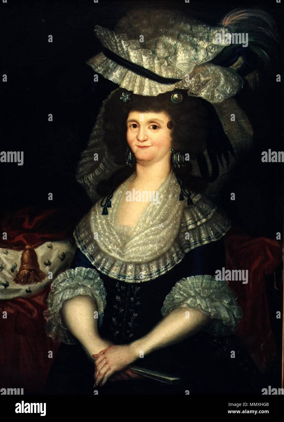 Español: Retrato de la reina María Luisa de Parma (1751-1819), que fue la  única esposa del rey Carlos IV de España, y la madre de Fernando VII. La  reina María Luisa