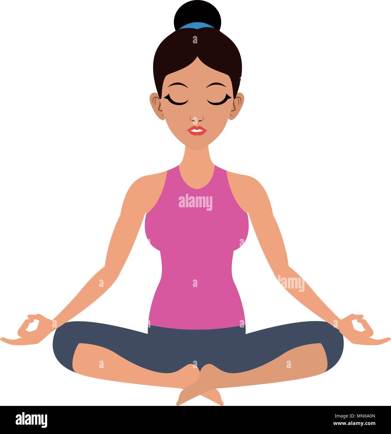 https://c8.alamy.com/compes/mn6a0n/mujer-haciendo-yoga-mn6a0n.jpg