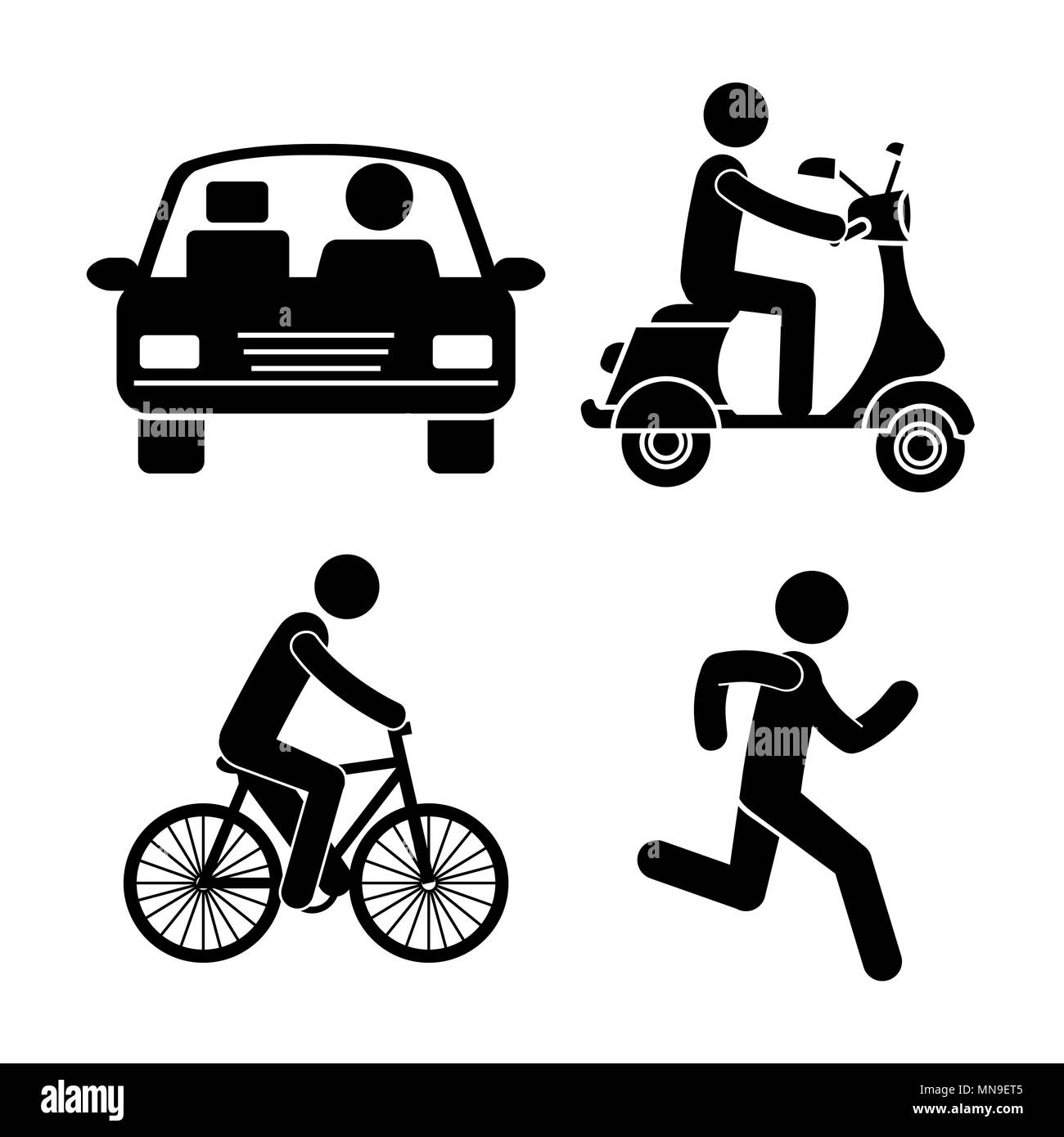 Grupo de personas que realizan diferentes actividades Imagen Vector de stock Alamy