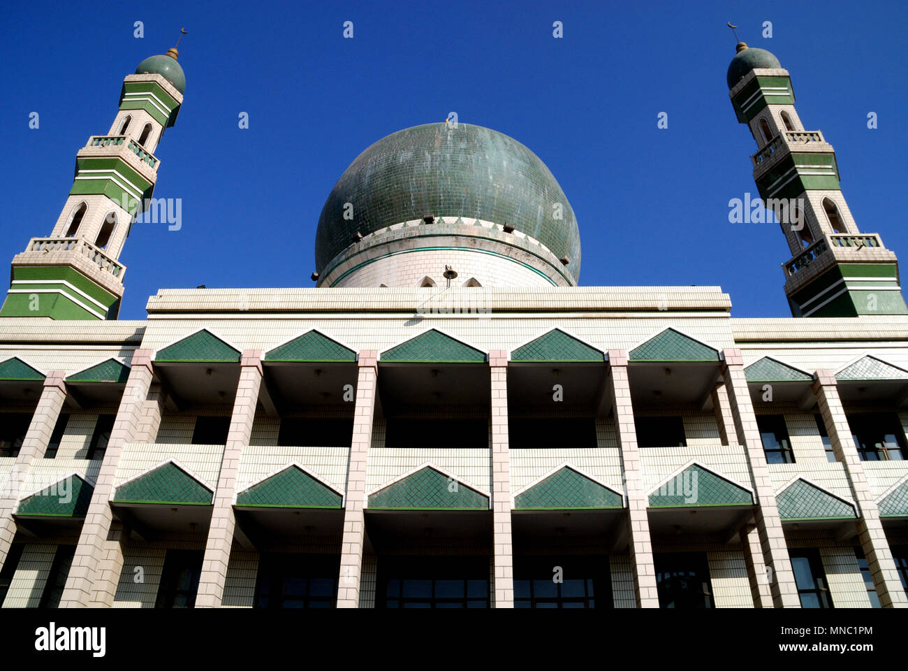 Una casa de culto musulmán. Foto de stock