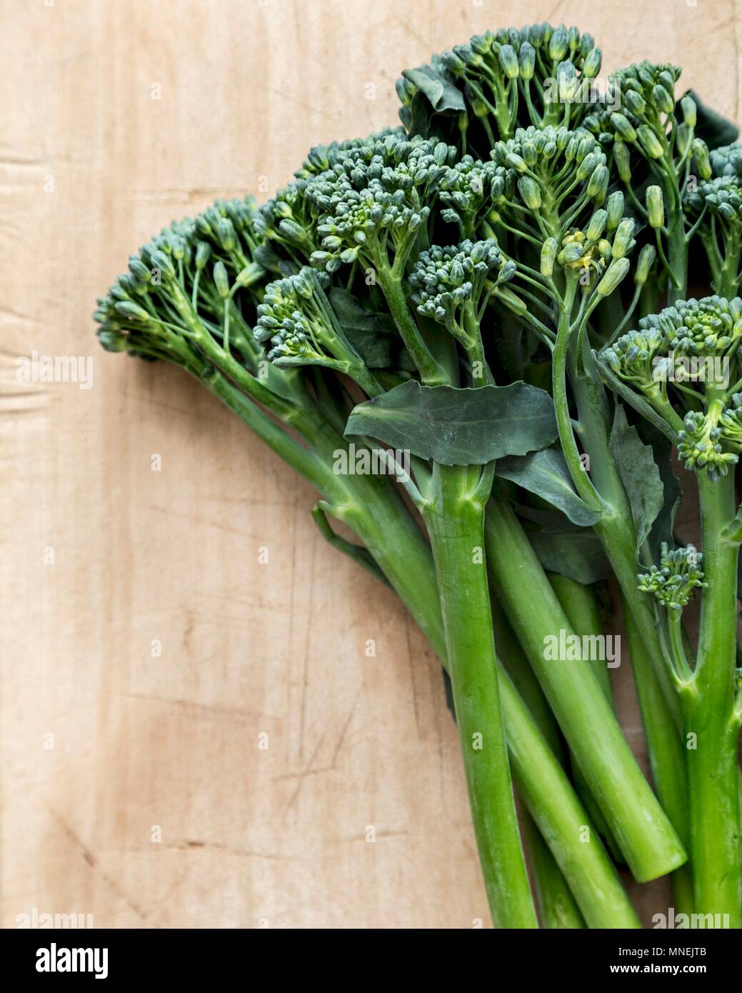 Broccolini fresco Foto de stock