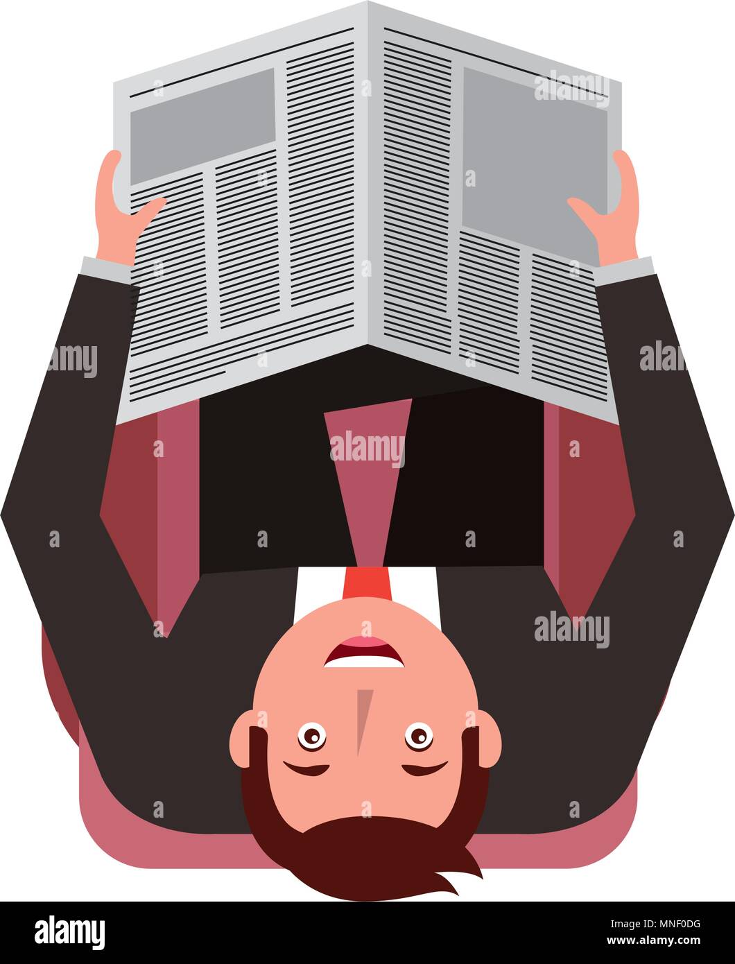 Vista aérea del hombre sentado con la pierna cruzada en el sofá y el