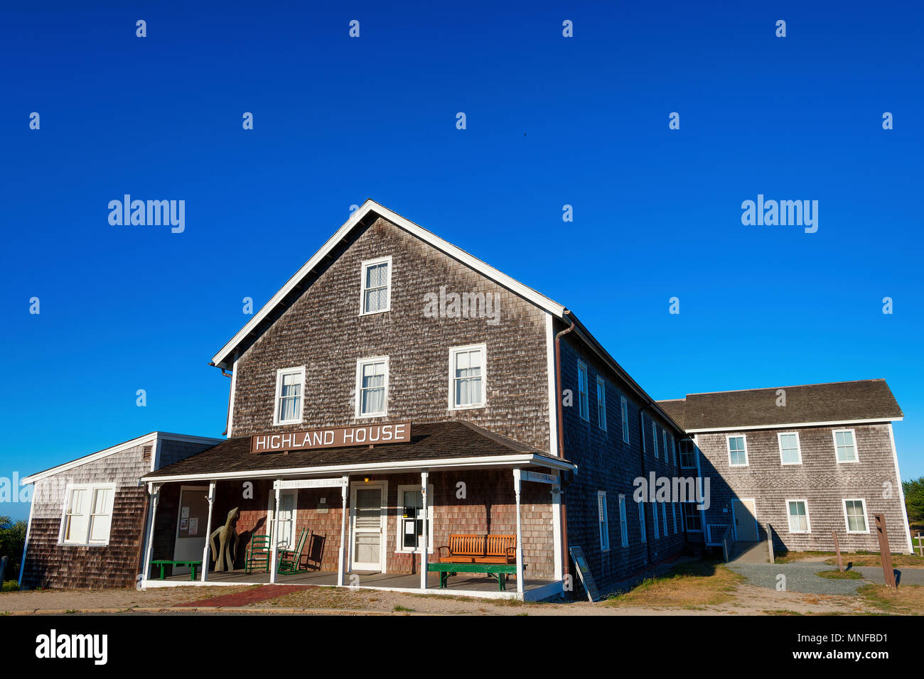Truro, Massachusetts,USA - Septiembre 13,2016: histórico Highland House en Cape Cod. Foto de stock