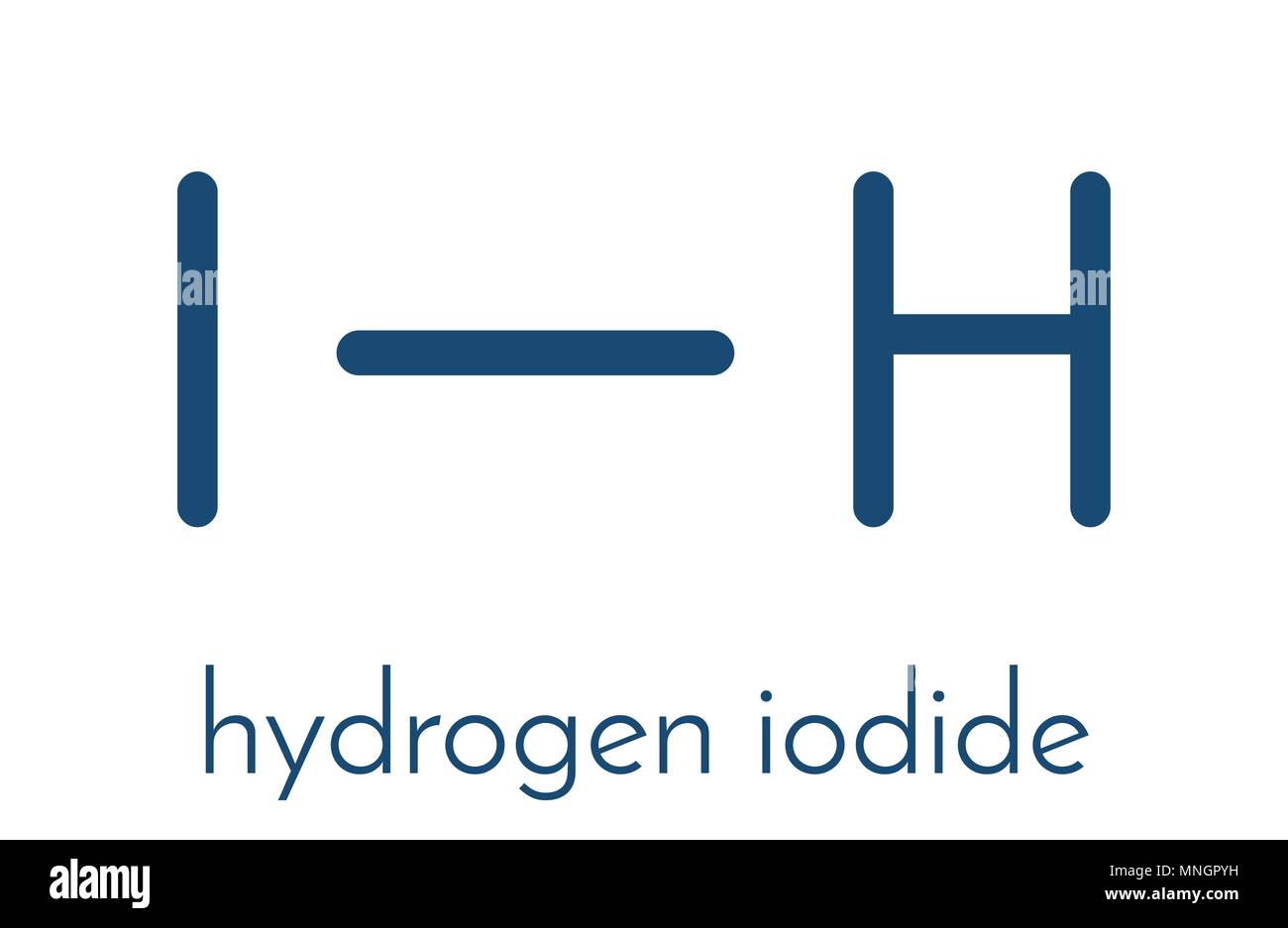 Yoduro de hidrógeno Imágenes vectoriales de stock Alamy