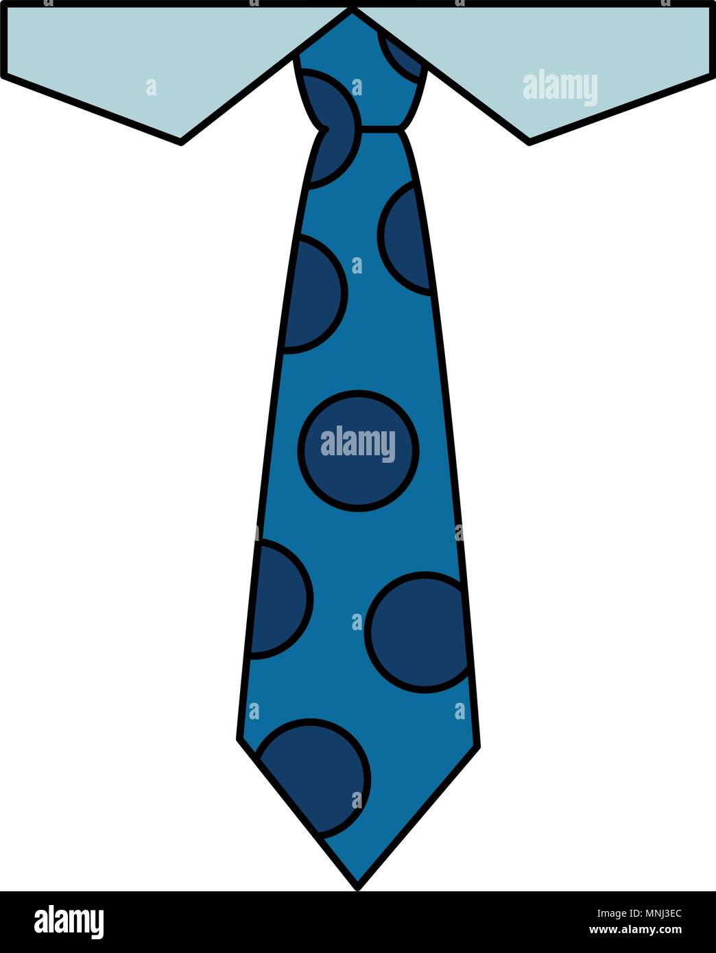 Camisa y corbata elegante icono día del padre Imagen Vector de stock - Alamy
