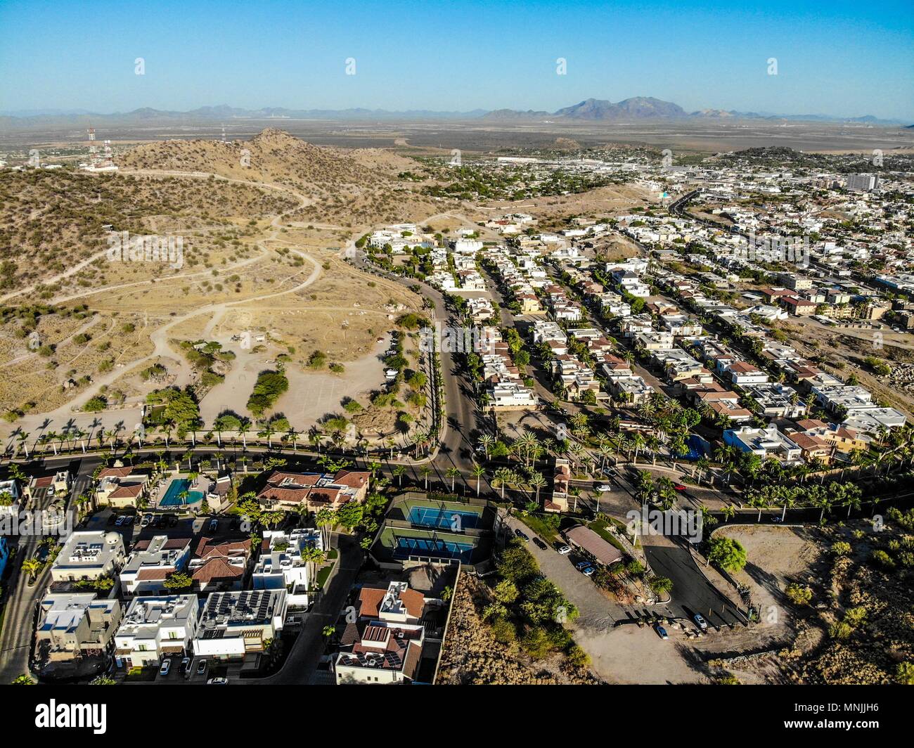 Ver antena. Residencial La Jolla, una de las zonas residenciales más
