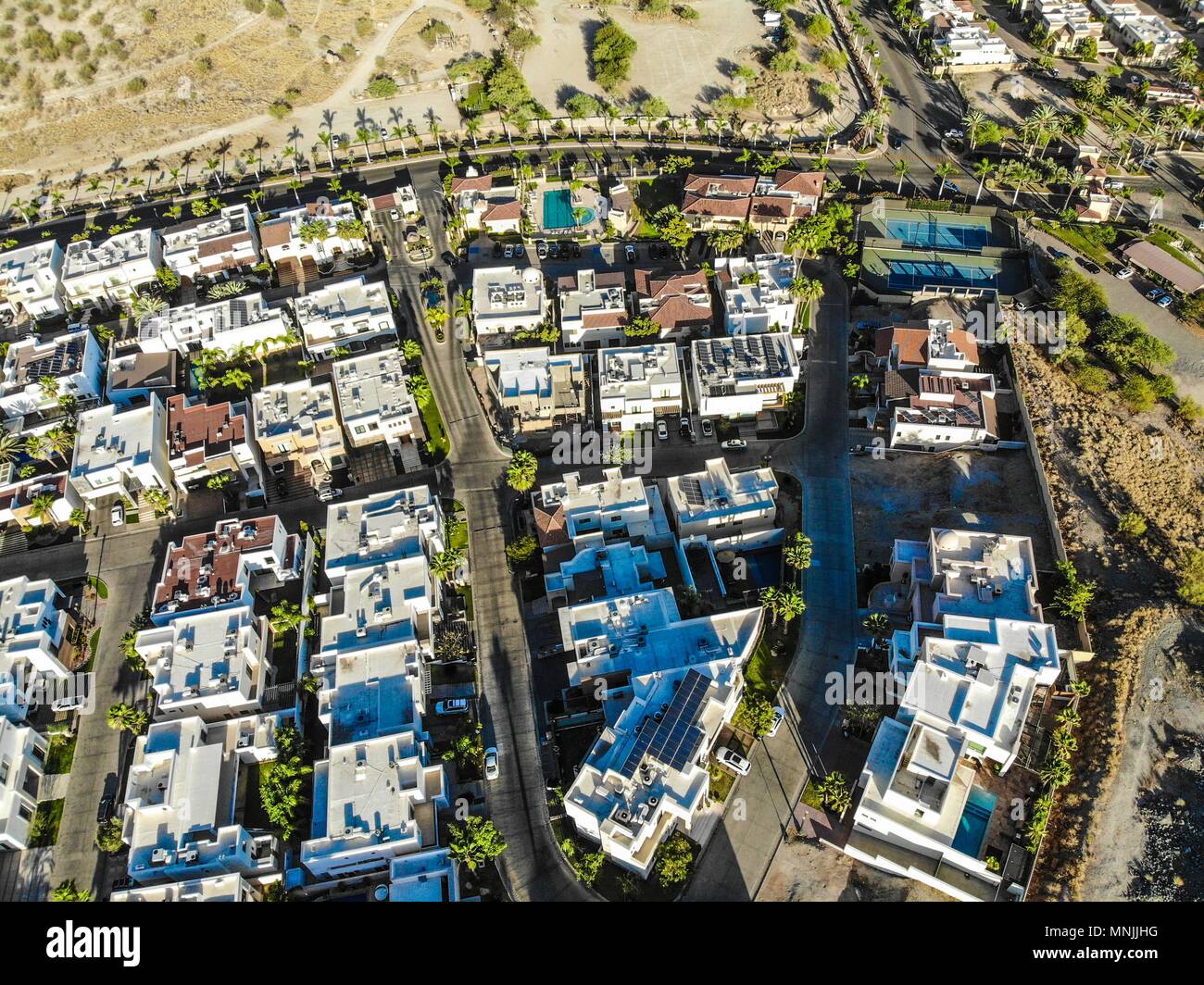 Ver antena. Residencial La Jolla, una de las zonas residenciales más