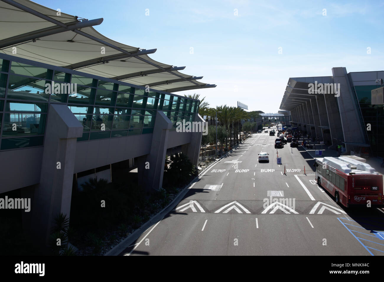Área de llegada del aeropuerto de San Diego Foto de stock