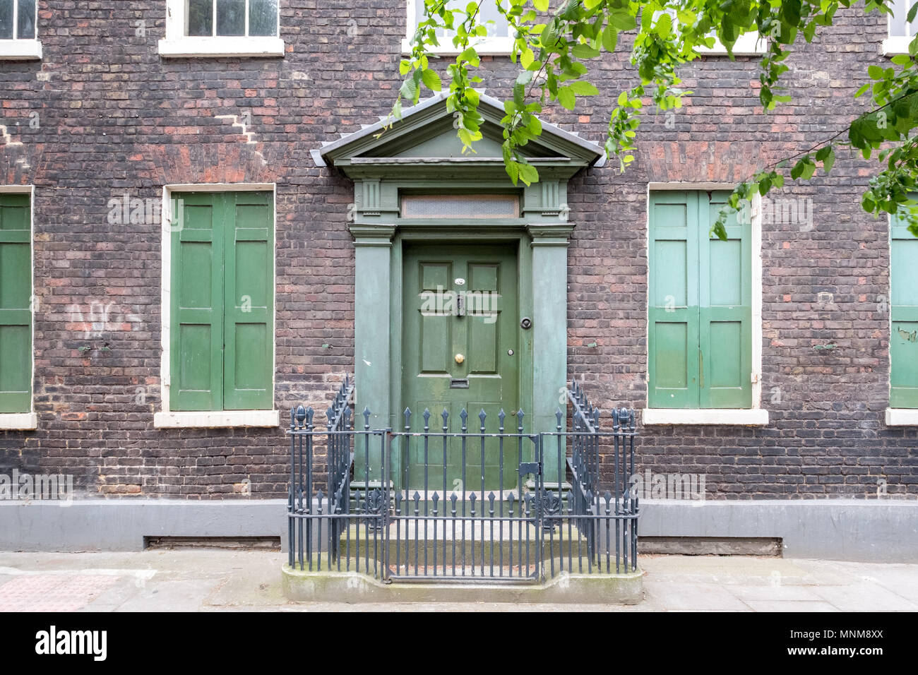 Londres Reino Unido Vista Exterior De La Casa Antigua En