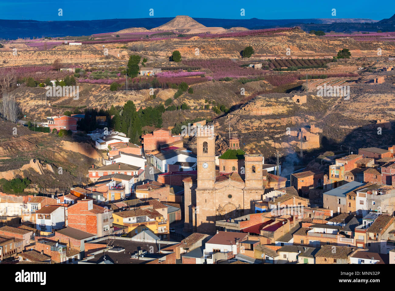 Aitona village, Baix Segre, Lleida, Cataluña, España y Europa Fotografía de  stock - Alamy