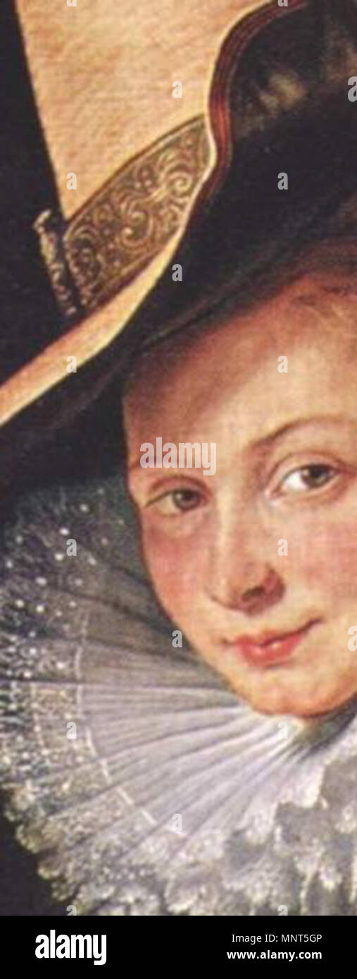 Deutsch: Isabel Brant, Detalle (Hochformat, schmal) circa 1609. 977 Peter Paul Rubens 105-Isabel-crop Foto de stock