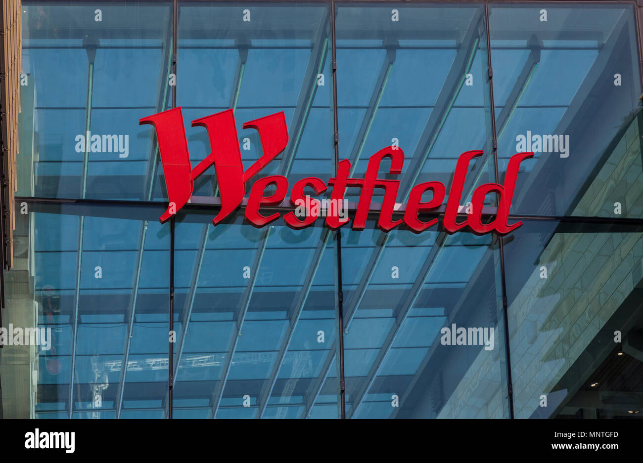 El centro comercial Westfield en Stratford, Londres Foto de stock