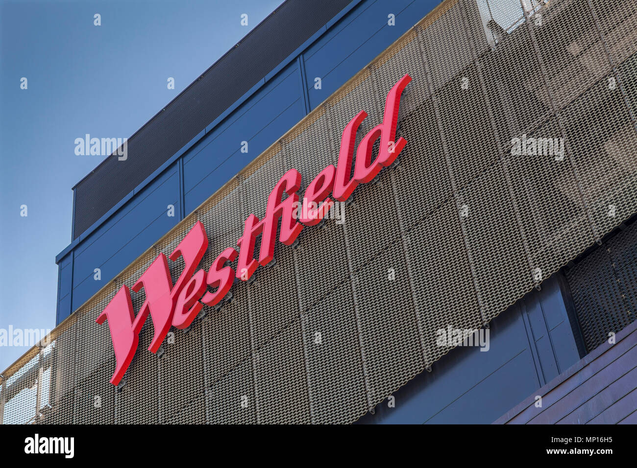 El centro comercial Westfield en Stratford, Londres Foto de stock