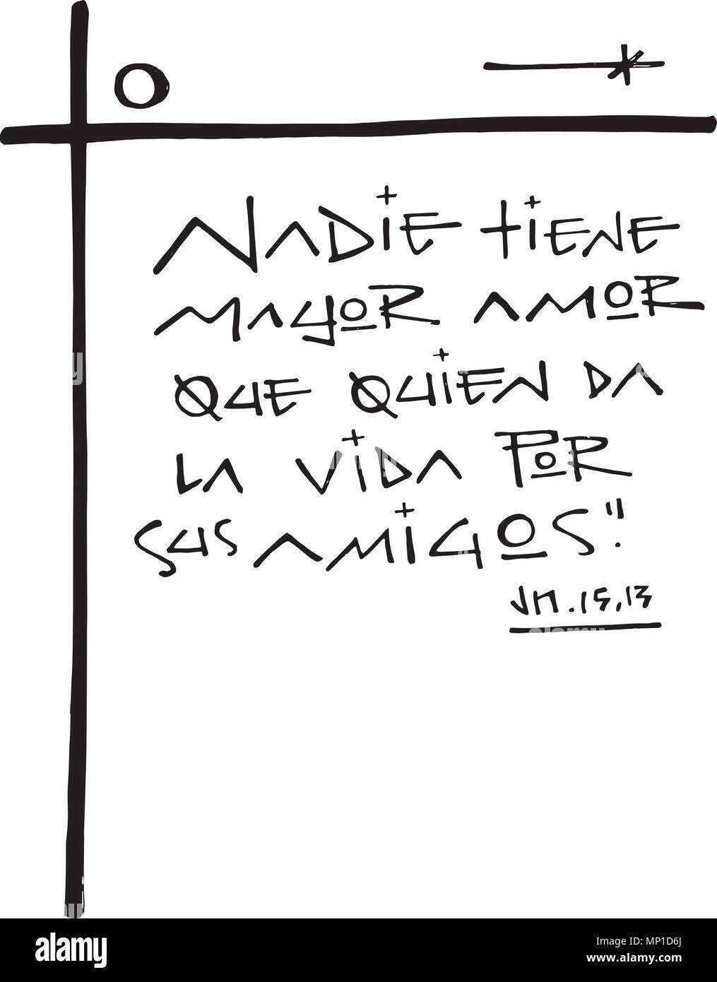 Ilustración vectorial dibujada a mano o un dibujo de un religioso de la