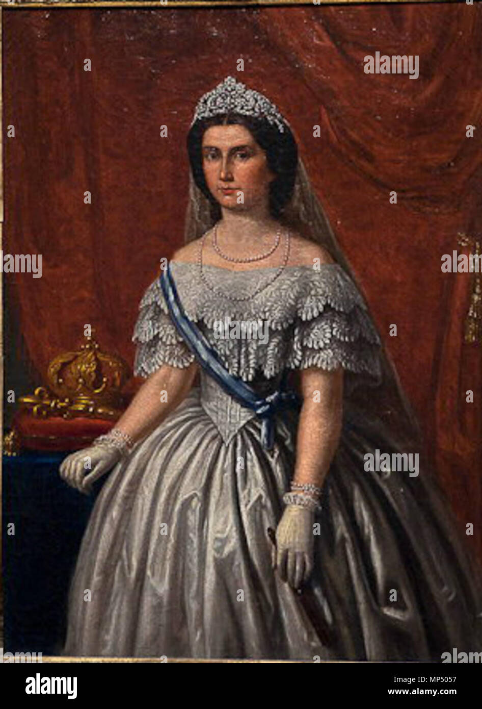 Retrato De Maria Sofia De Baviera 1841 1925 Del Siglo Xix 859 Mariasofiaofbavaria Fotografia De Stock Alamy