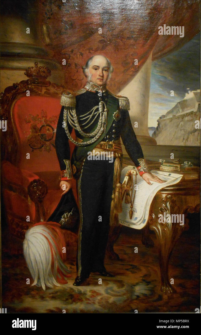 James Bruce, 8º Conde de Elgin, (1811-1863) de 1854. 692 James Bruce, Theophile Hamel, 1854 Foto de stock