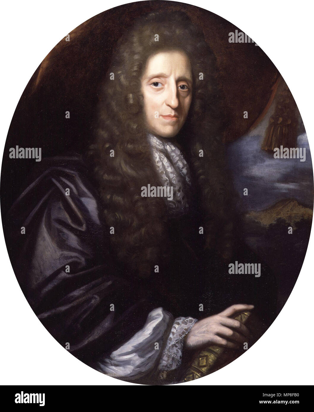 John Locke. John Locke . Fecha desconocida, pero el autor murió en 1690. 733 John Locke por Herman Verelst Foto de stock