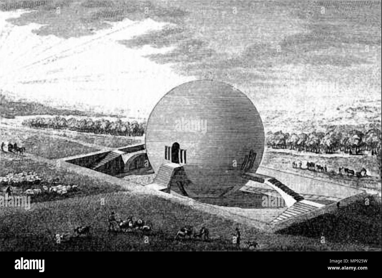 . ClaudeNicolas Ledoux Casa de la guardia forestal en château de Mauperthuis. Proyecto. 1789 . ClaudeNicolas Ledoux Casa de la guardia forestal en château de Mauperthuis. Proyecto. 1789