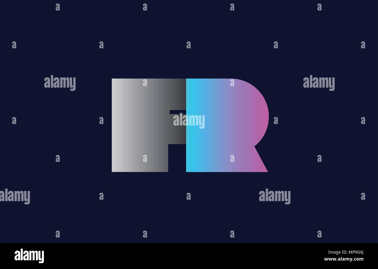 Alfabeto Inicial Carta Don F R Combinación De Logotipo En