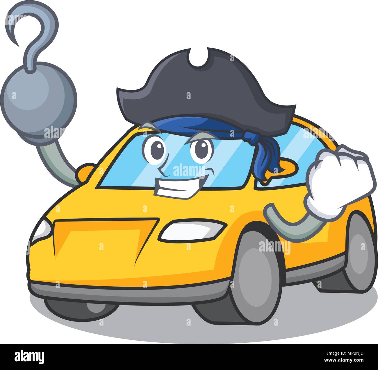 Taxi pirata cartoon character style ilustración vectorial Imagen Vector de  stock - Alamy