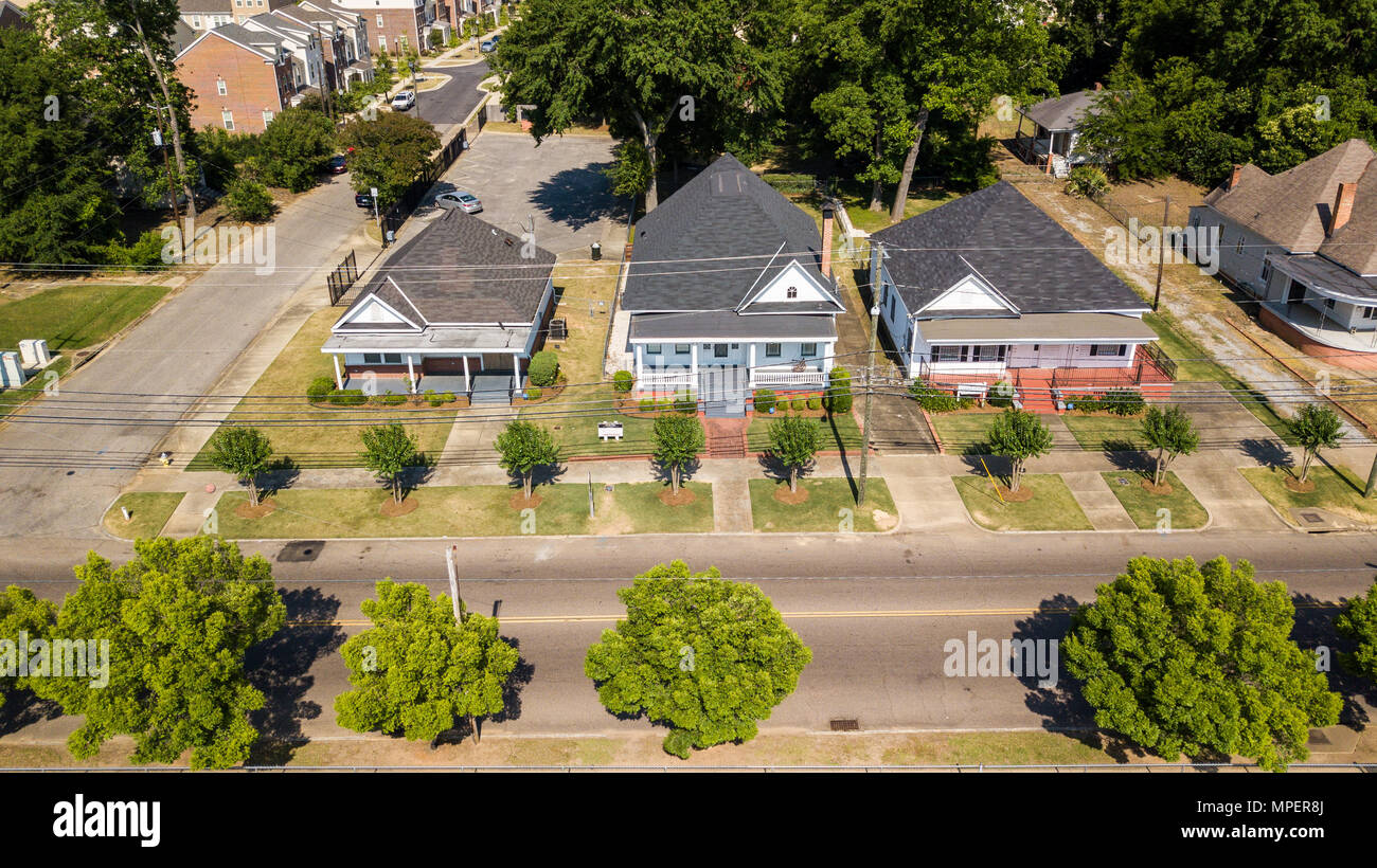 Museo casa rectoral de Dexter, donde Martin Luther King, Jr. vivió en la década de 1950, el condado de Montgomery, Alabama, EE.UU. Foto de stock