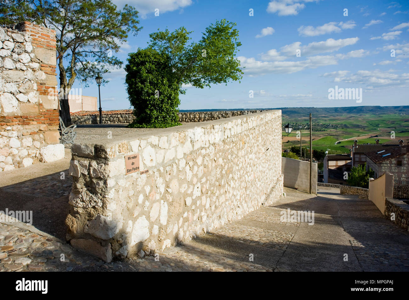 Hita, Guadalajara, España. Foto de stock