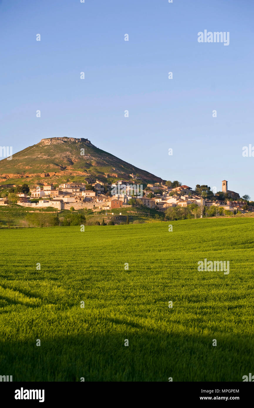 Hita, Guadalajara, España. Foto de stock