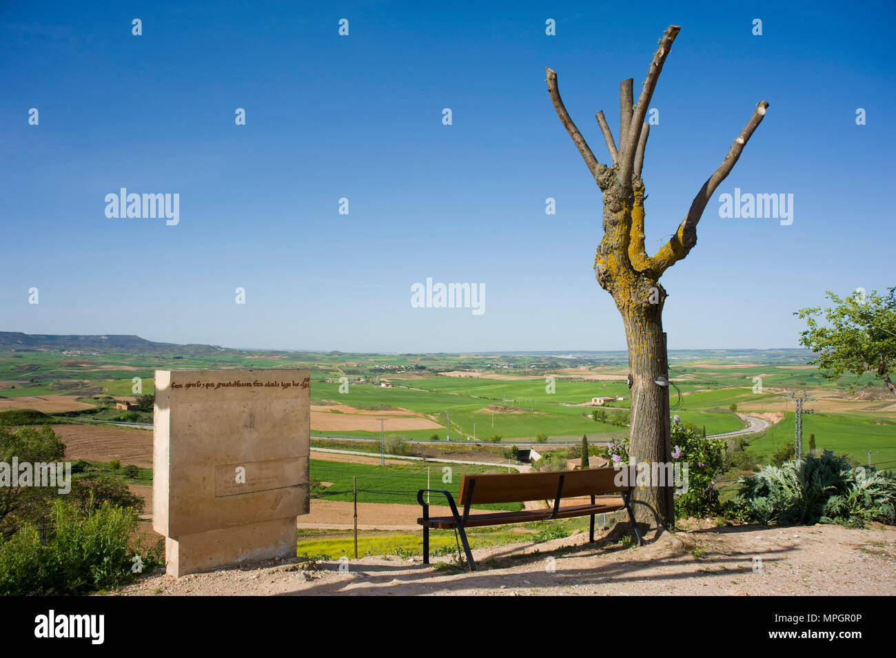 Hita, Guadalajara, España. Foto de stock