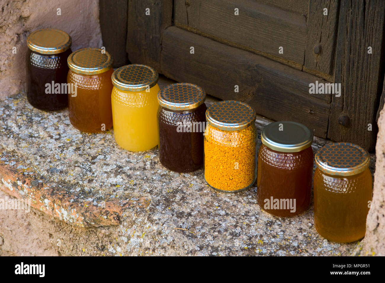 La gastronomía. Hita, Guadalajara, España. Foto de stock