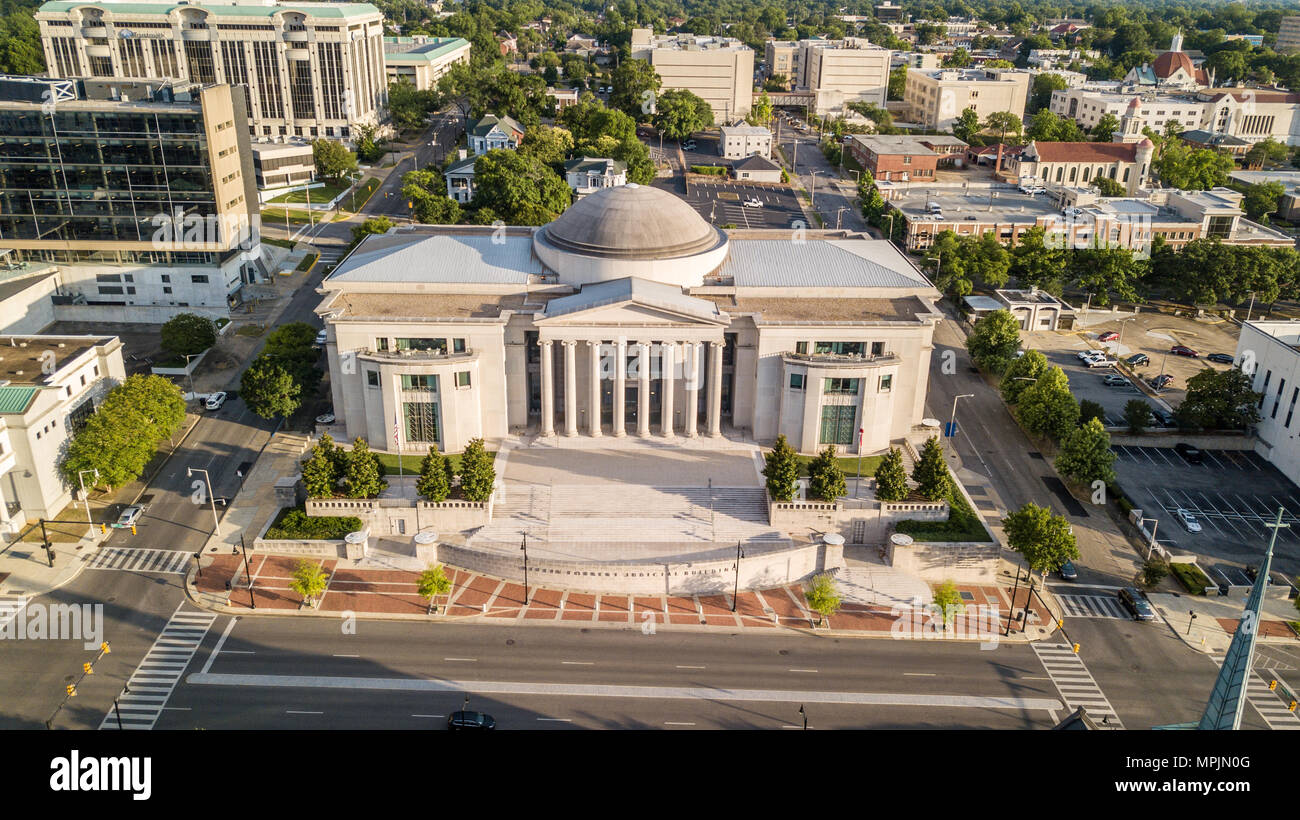 Corte Suprema y la Ley de construcción de la biblioteca, de Montgomery, Alabama, EE.UU. Foto de stock
