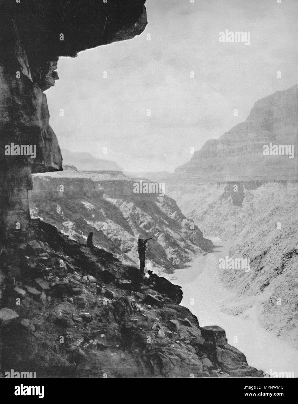 "El Gran Canon del Colorado',del siglo XIX . Artista: Desconocido. Foto de stock