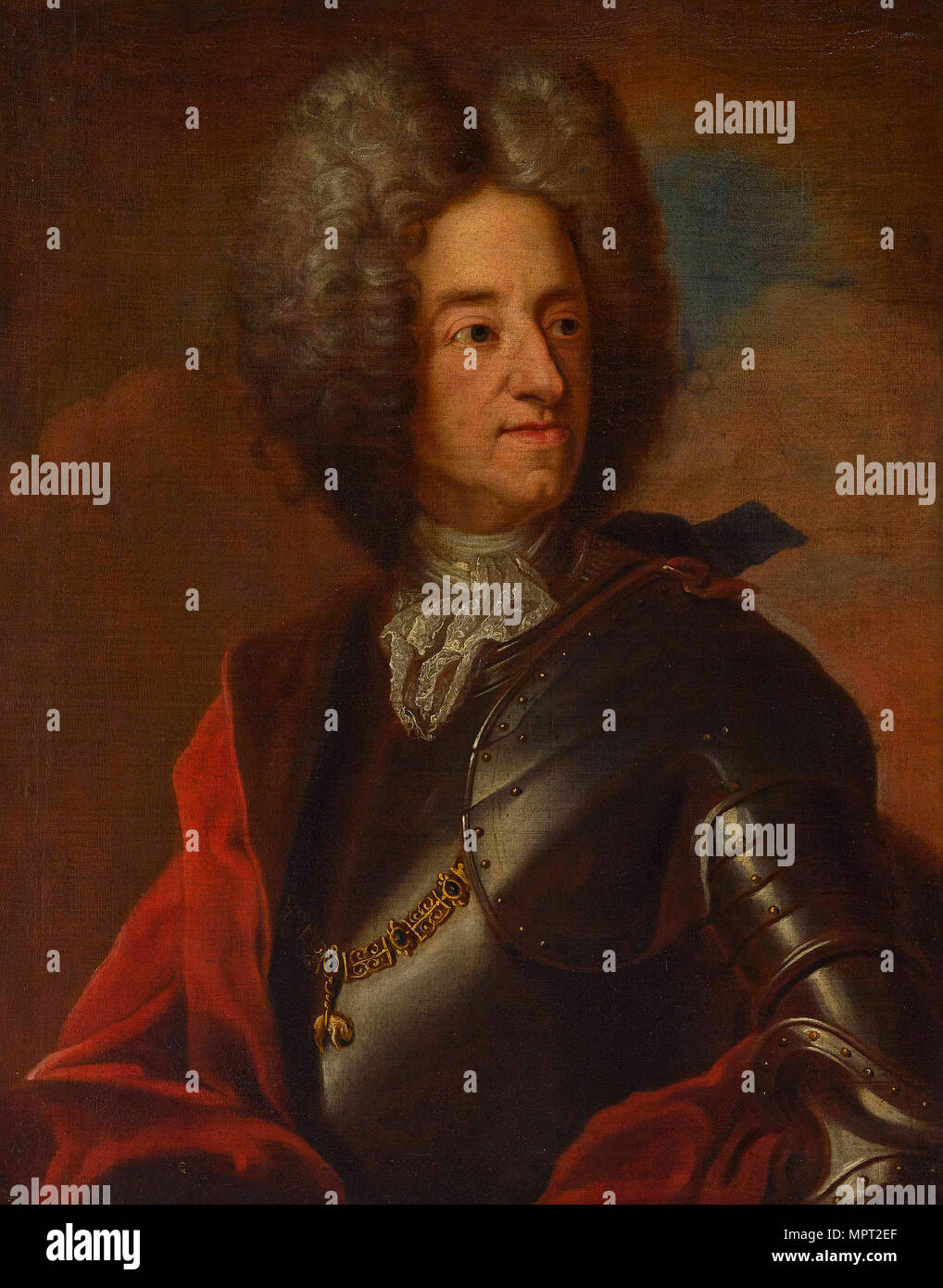 Maximiliano II Emanuel, príncipe elector de Baviera (1662-1726). Foto de stock
