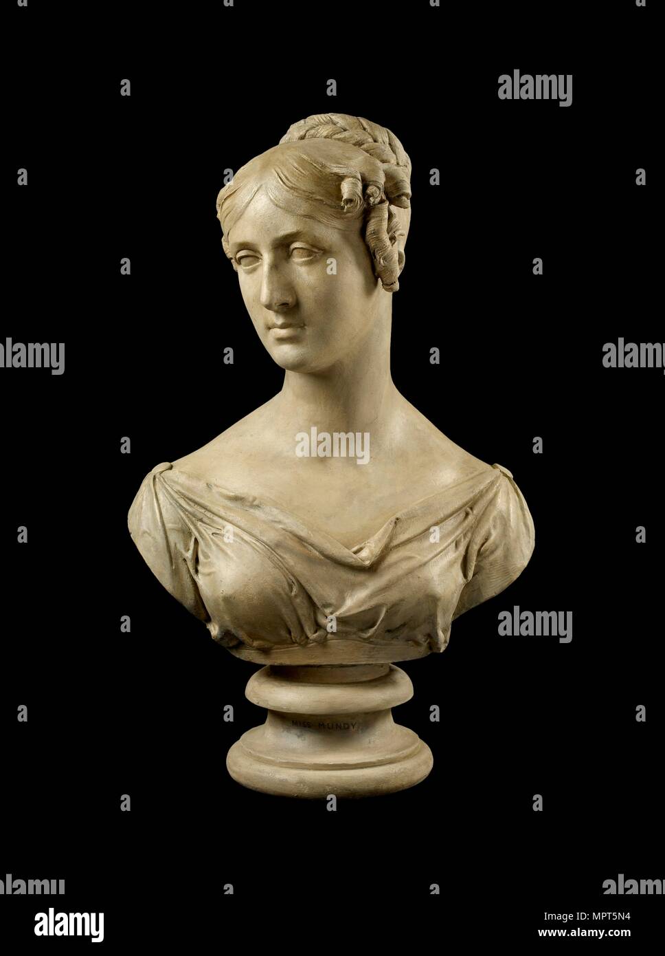 Busto de Miss Mundy, 1825-1826. Artista: Francis Chantrey Legatt. Foto de stock