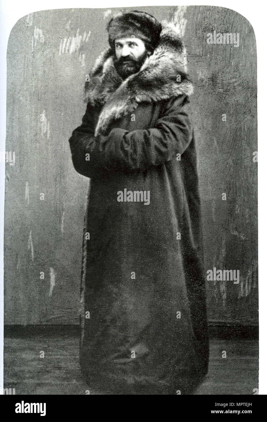 Giuseppe Verdi en Rusia, en 1862. Foto de stock