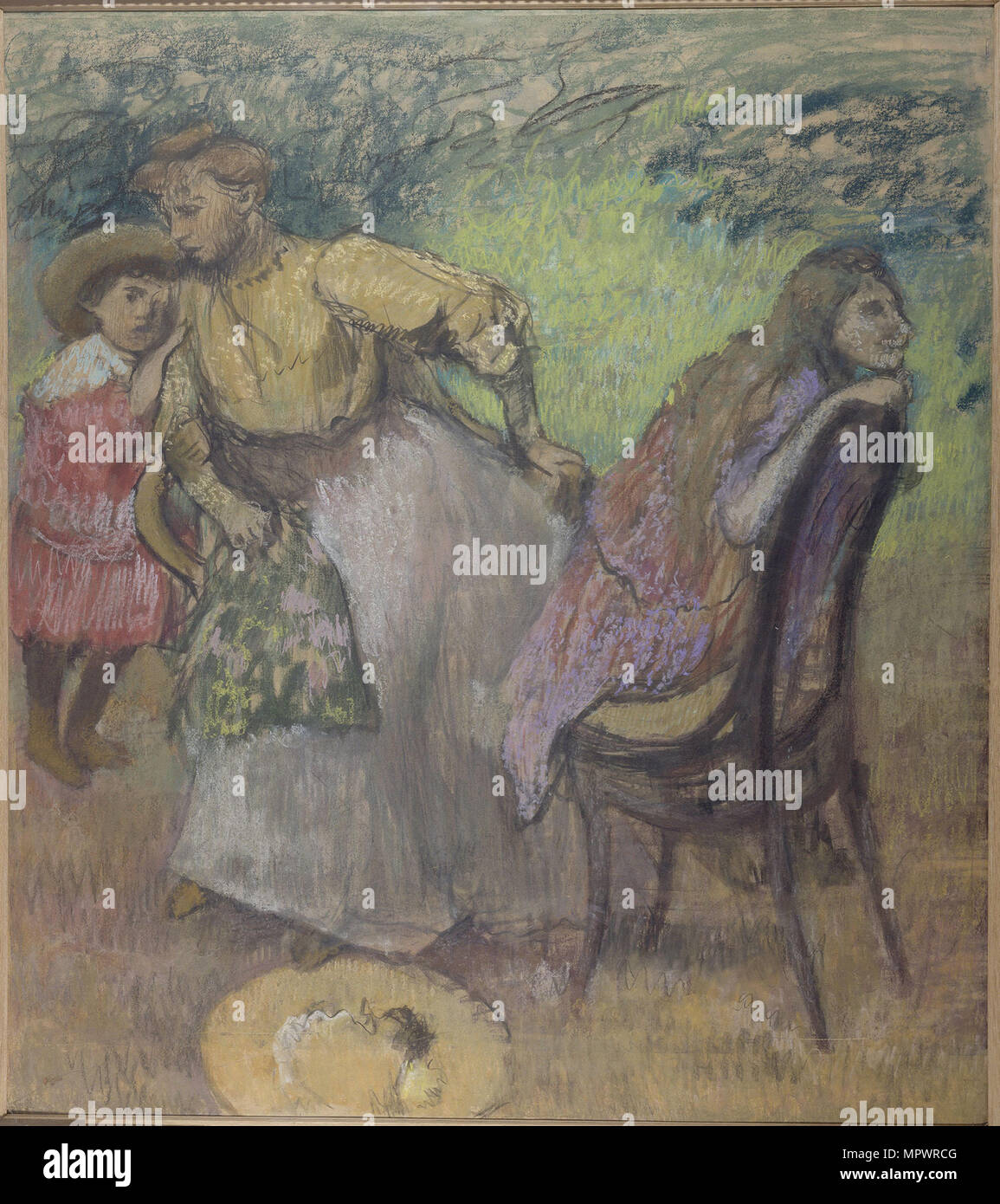 Madame Alexis Rouart y sus hijos, c. 1905. Foto de stock