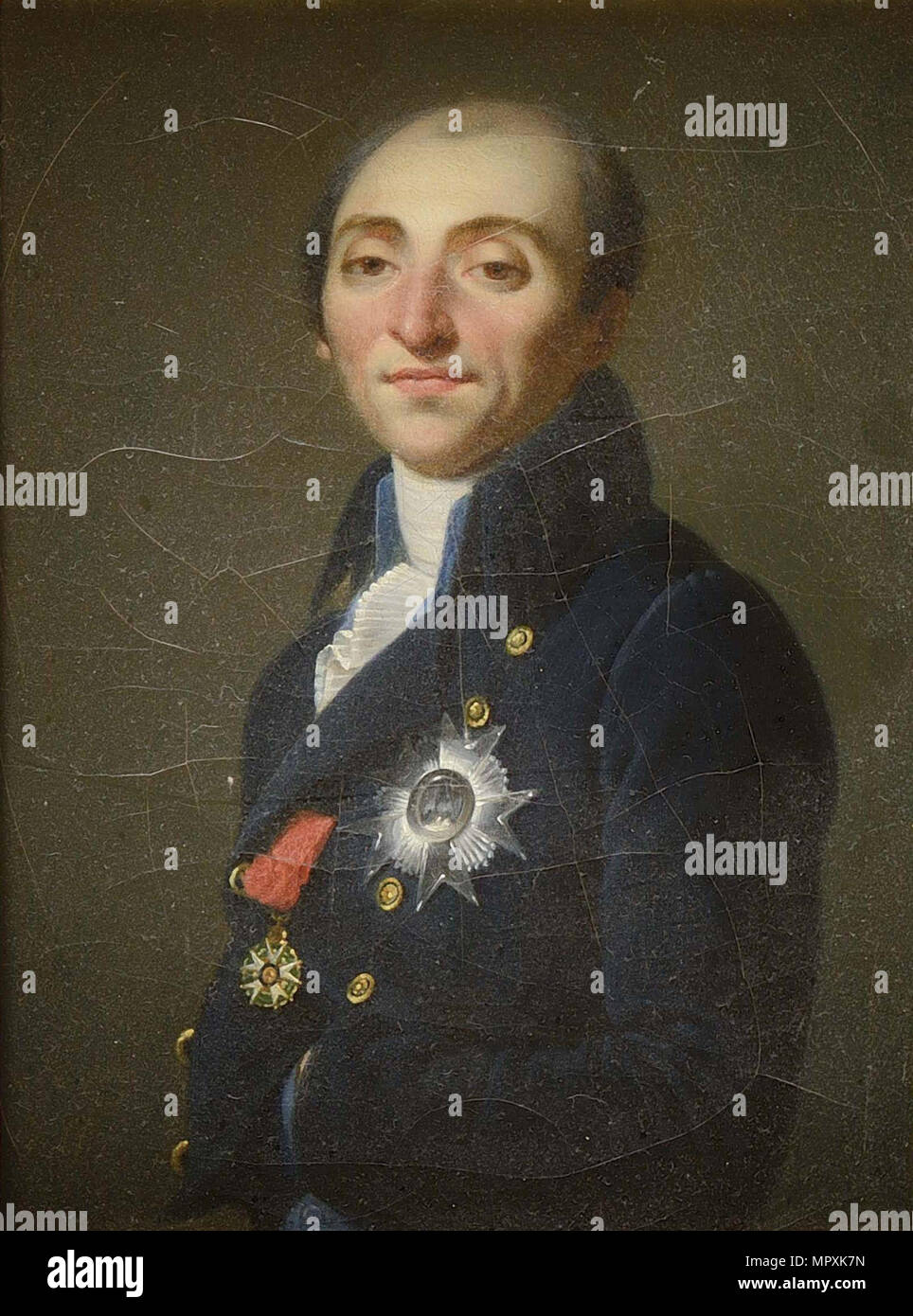 Bernard-Germain-Etienne de la ville-sur-Illon, conde de Lacépède (1756-1815). Foto de stock