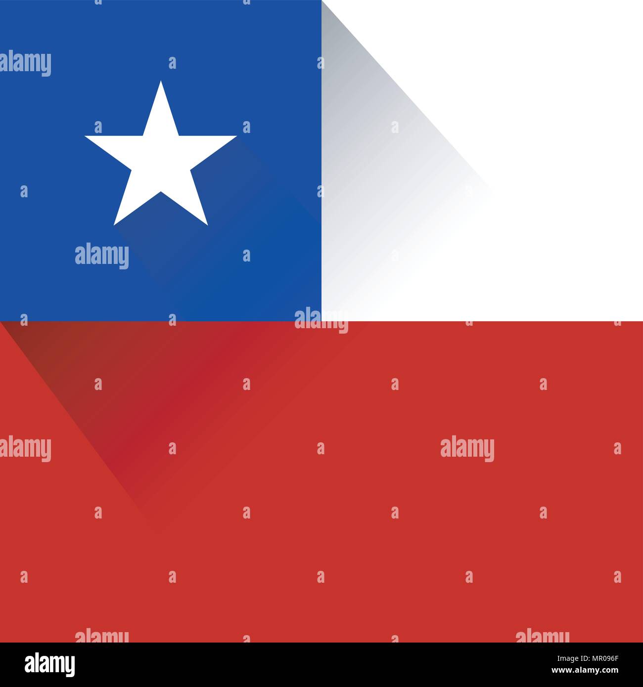 Chile bandera, ilustración vectorial fotografías e imágenes de alta resolución Alamy