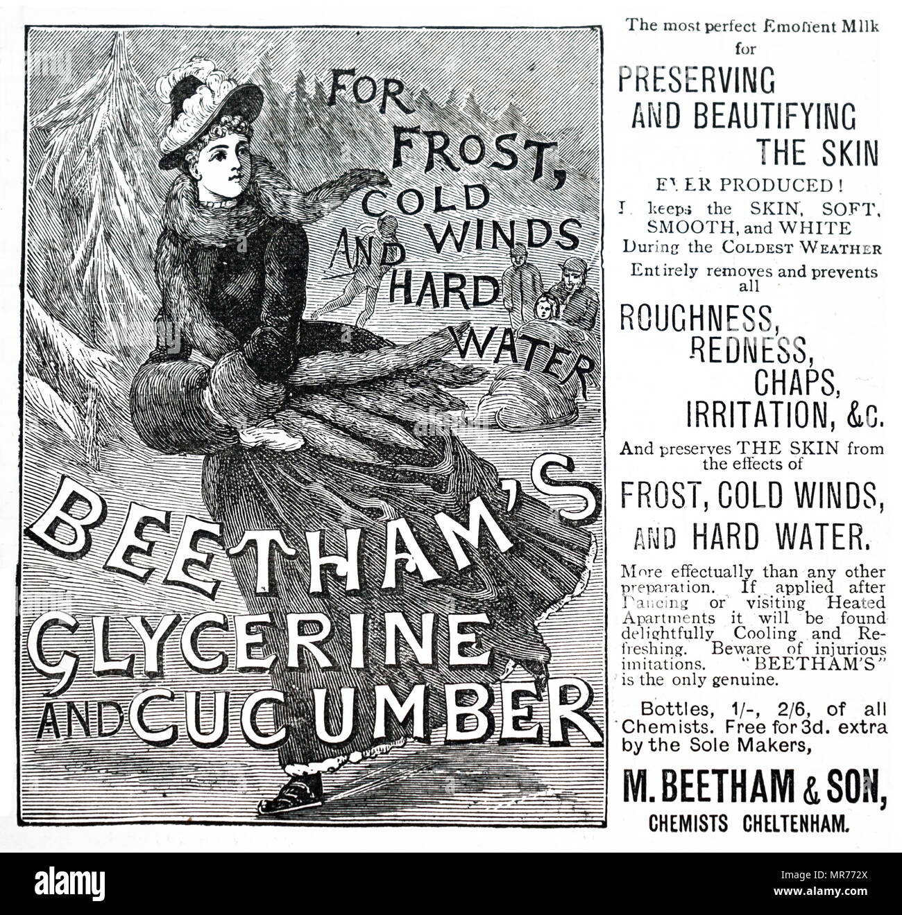 Productos de belleza del siglo xix fotografías e imágenes de alta