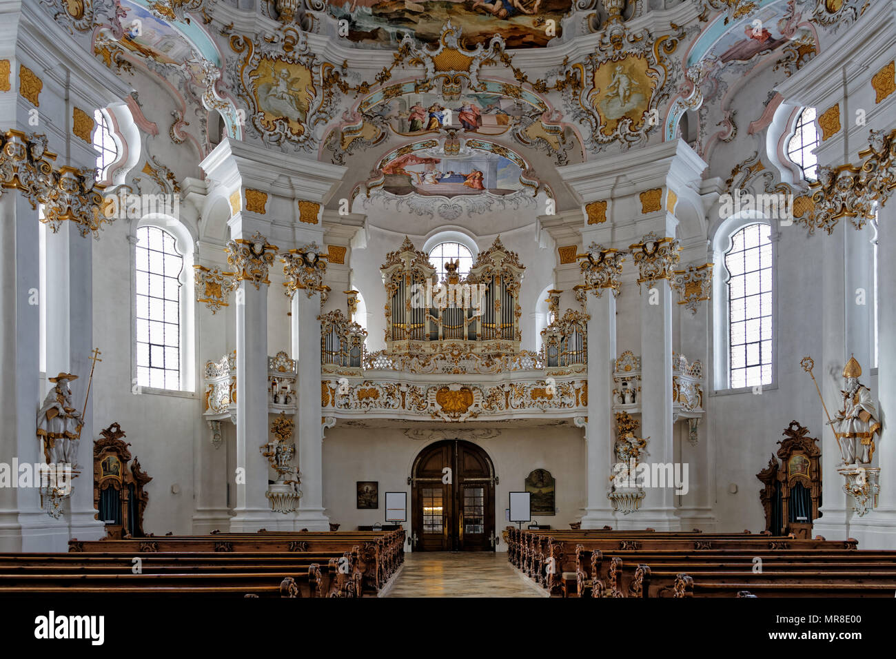 La iglesia de peregrinación de Wies. Wieskirche - Bayern Fotografía de  stock - Alamy