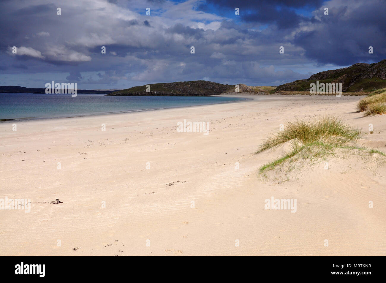 Reif Playa Isla de Lewis Foto de stock