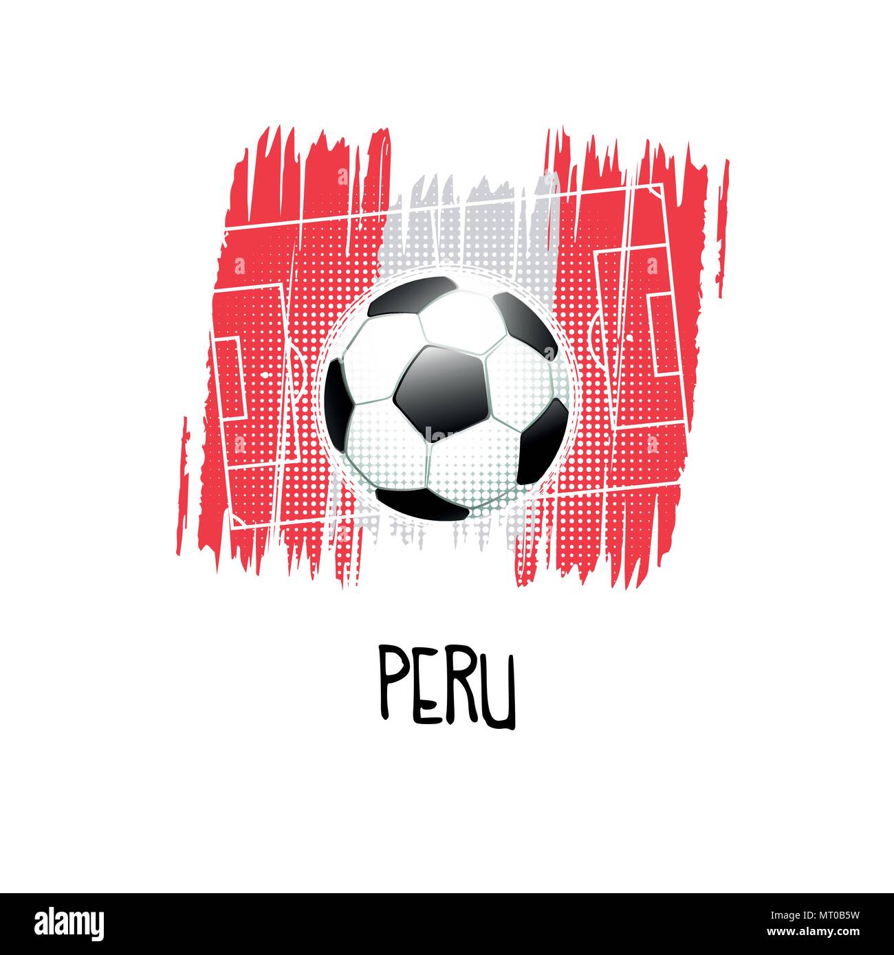 Fútbol perú Imágenes vectoriales de stock - Alamy