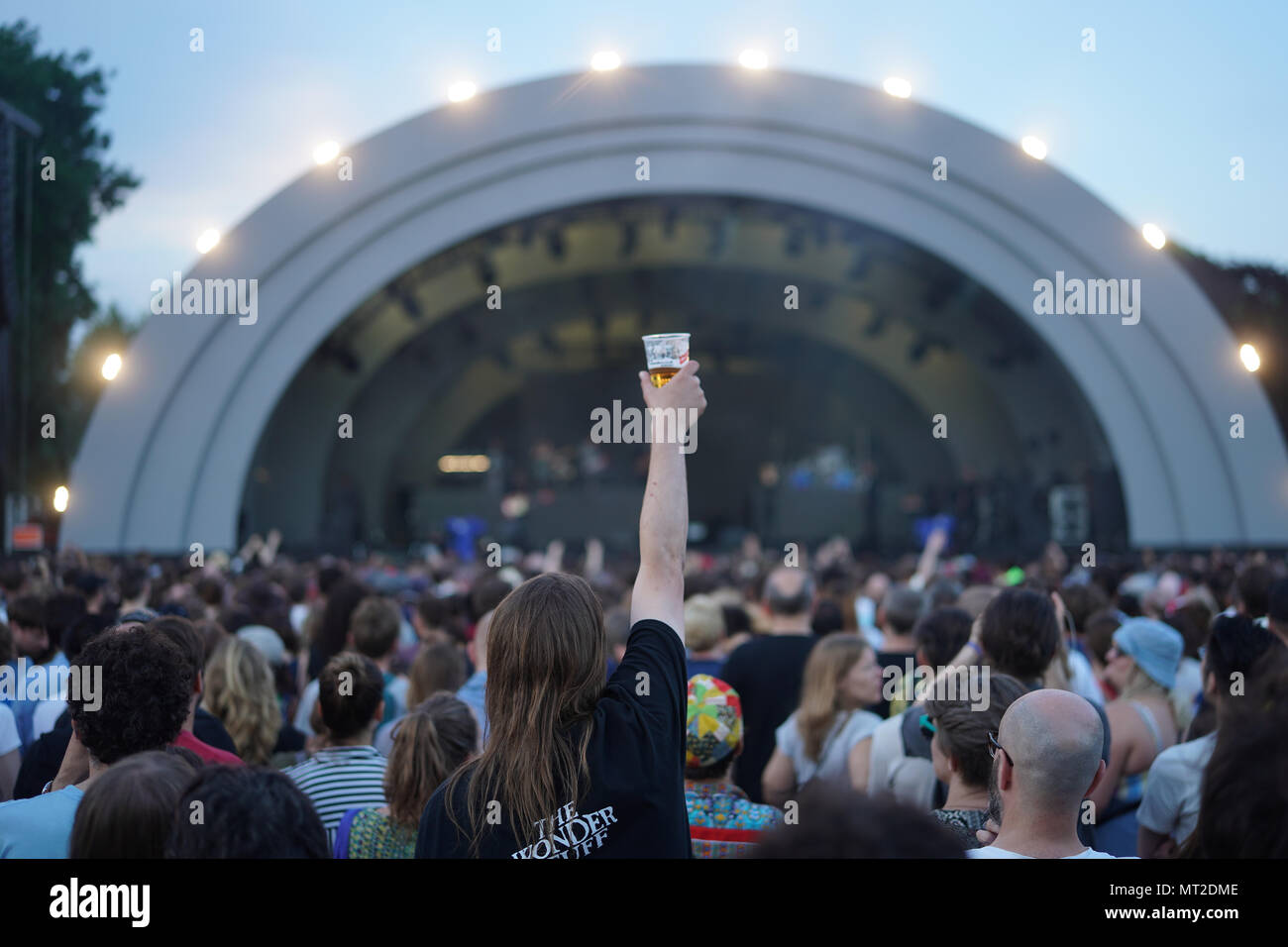 Londres, Reino Unido. El 27 de mayo de 2018. Opiniones del día 3 de todos los puntos del Este festival de música en el parque Victoria, East London. Foto: Roger Garfield/Alamy Foto de stock