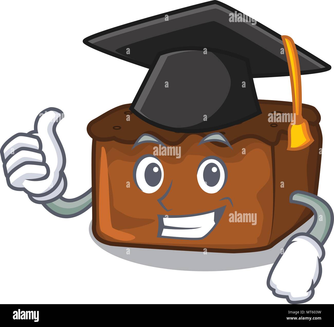 Brownies de graduación del estilo de dibujos animados de carácter Imagen Vector de stock - Alamy Brownies de graduación del estilo de dibujos animados de carácter Imagen Vector de stock - Alamy