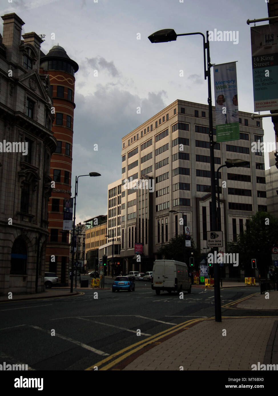 Calles de Leeds, Reino Unido. Foto de stock